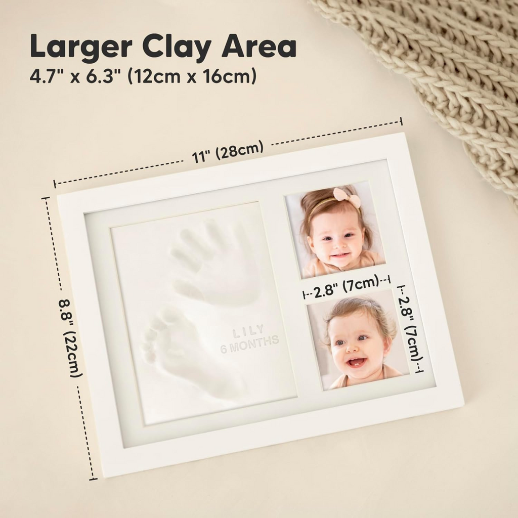 Baby Hand and Footprint Frame Keepsake