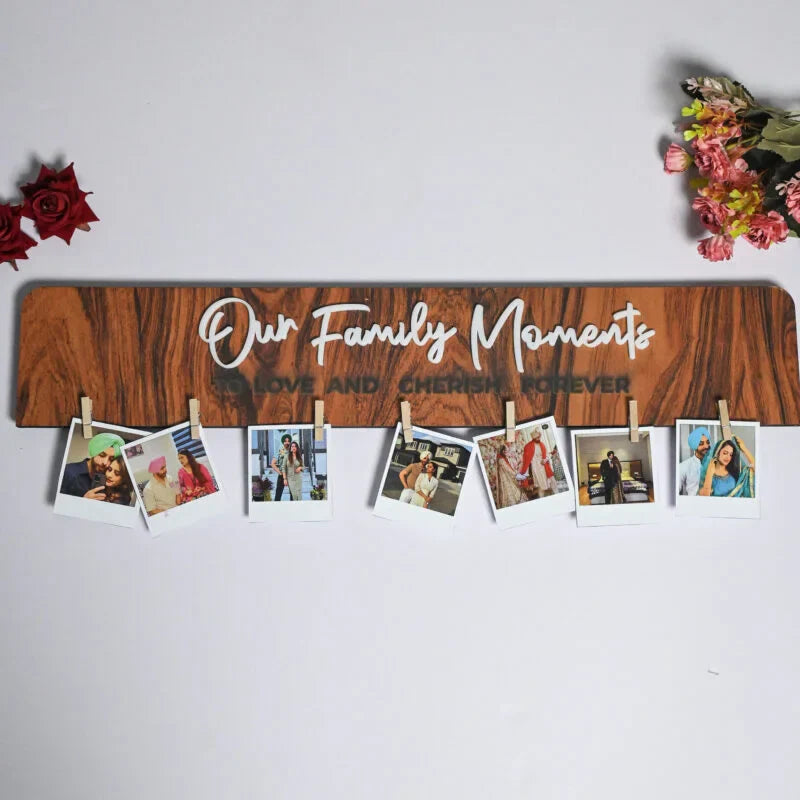 Family Moment Board Light Brown,Brown