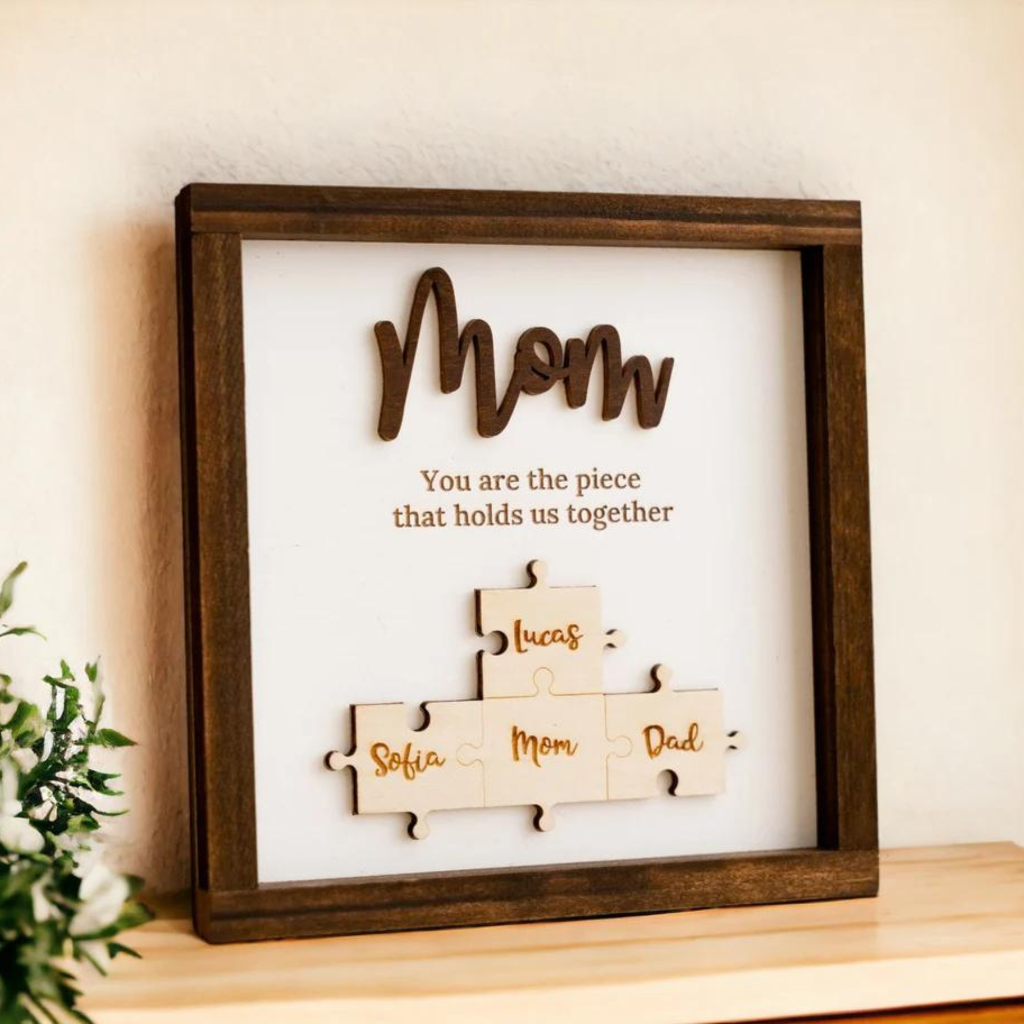Mother's Day Gifts - Mama Puzzle Piece Sign
