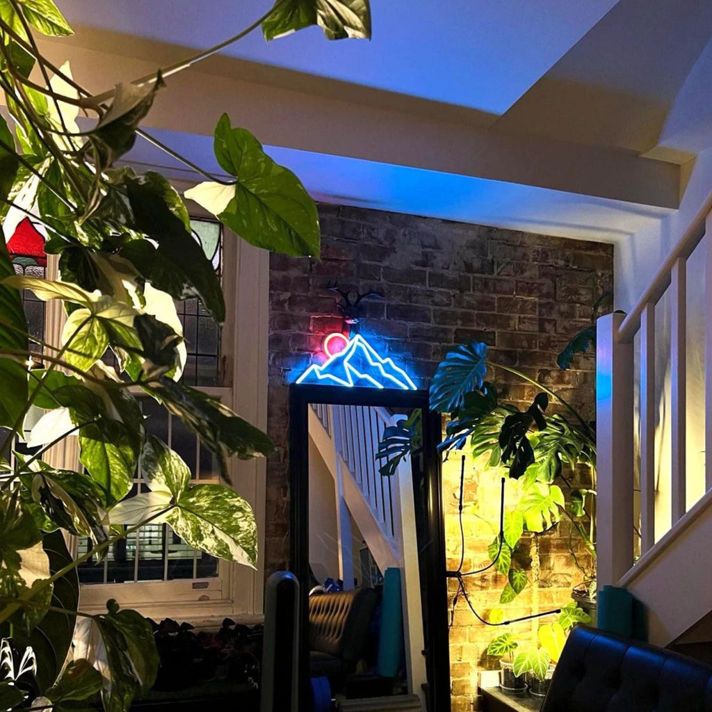 Neon Sign Mountains - Wall Art LED Light Decor