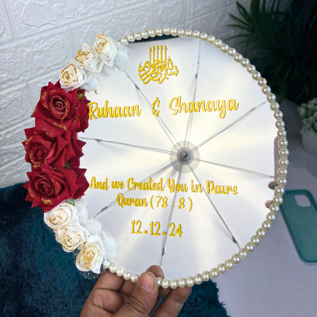 Customized Nikah Mirror